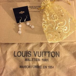 🌷FINAL PRICE🌷 PINKJADE/CRYSTAL DROP EARRINGS NWT